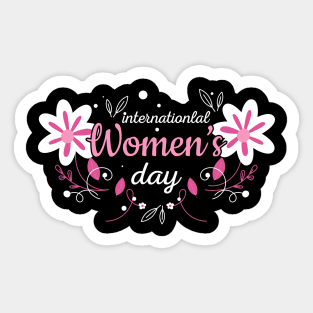 International Women's Day Cute 8TH March Sticker